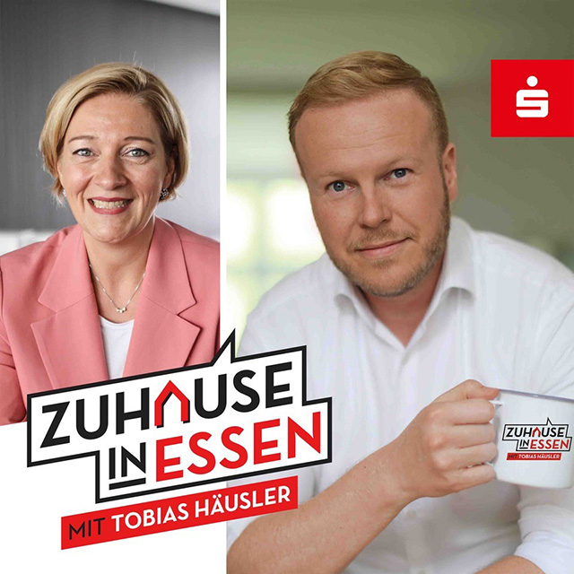 Kerstin Groß und Moderator Tobias Häusler.