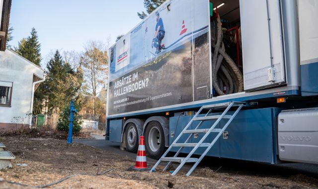 Foto von einer Baustelle.