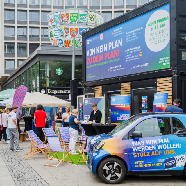 Veranstaltungen, die Ausbildung erlebbar machen